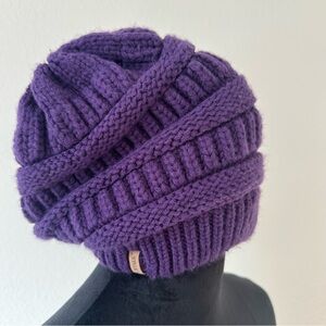 Furtalk Purple‎ Slouchy Beanie